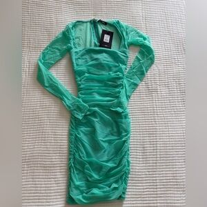 Fashion Nova Mint Green Mini Dress